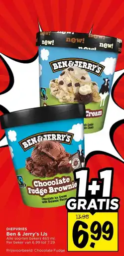 Vomar Voordeelmarkt Ben & Jerry's IJs aanbieding