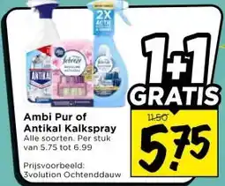 Vomar Voordeelmarkt Ambi Pur of Antikal Kalkspray aanbieding
