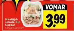 Vomar Voordeelmarkt Maaltijd- salade Kip Caesar aanbieding