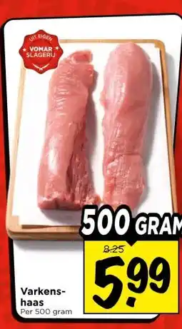Vomar Voordeelmarkt Varkens-haas aanbieding