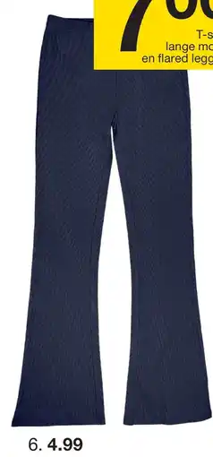 Zeeman Flared legging aanbieding