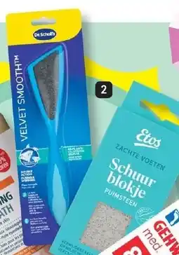 Etos Dr. Scholl's Velvet Smooth voetvijl of Etos Pretty Feet schuurblokje puimsteen aanbieding