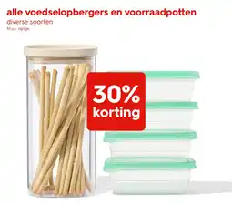 HEMA Alle voedselopbergers en voorraadpotten aanbieding