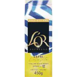 Jumbo L'or Koffiebonen Capri 450g aanbieding