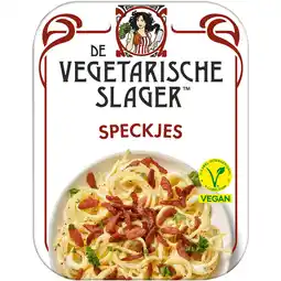 Jumbo De Vegetarische Slager Speckjes 125 g aanbieding