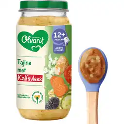 Jumbo Olvarit 12+ Maanden Tajine Met Kalfsvlees 250 g aanbieding