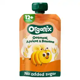 Jumbo Organix Knijpfruit Havermout, abrikoos & banaan 12mnd aanbieding