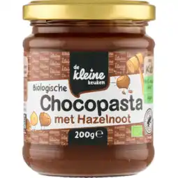 Jumbo De Kleine Keuken Biologische Chocopasta met Hazelnoot voor Kids 200 g aanbieding