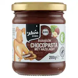 Jumbo De Kleine Keuken Biologische Chocopasta met Hazelnoot voor Kids 200 g aanbieding