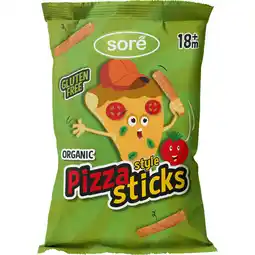Jumbo Soré Organic Pizza Style Sticks 18m+ 45 g aanbieding