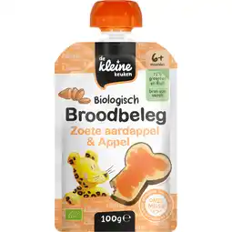 Jumbo De Kleine Keuken Biologisch Broodbeleg Zoete Aardappel & Appel 6+ Maanden 100 g aanbieding