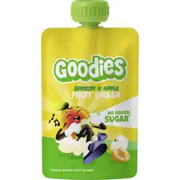 Jumbo Goodies Knijpfruit Smoothie Abrikoos & Appel 100 g aanbieding