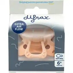 Jumbo Difrax Fopspeen Natural 6+ Maanden Unisex aanbieding