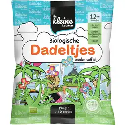 Jumbo De Kleine Keuken Biologische Dadeltjes Zonder Sulfiet 12+ Maanden 140 g aanbieding