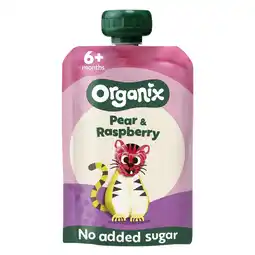 Jumbo Organix Bio Pear & Raspberry 6+ Months 100 g aanbieding
