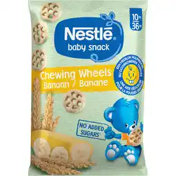 Jumbo Nestlé Baby Snack Chewing Wheels Banaan 10m/36m 28 g aanbieding