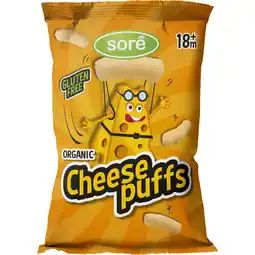 Jumbo Sore Organic Cheese Puffs 18m+ 35 g aanbieding