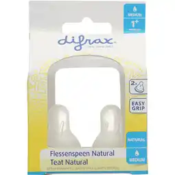 Jumbo Difrax Flessenspeen Kers - Medium 3+ m aanbieding