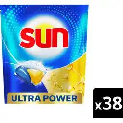 Jumbo Sun Ultra Power Degreasing 38 Vaatwascapsules aanbieding