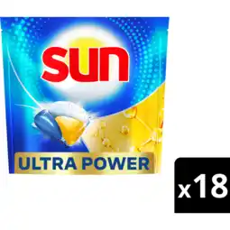 Jumbo Sun Ultra Power Degreasing 18 Vaatwascapsules aanbieding