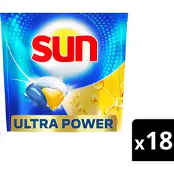 Jumbo Sun Ultra Power Degreasing 18 Vaatwascapsules aanbieding