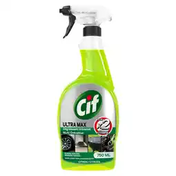 Jumbo Cif Ultra Max Ontvetter Spray Groen 750ML aanbieding