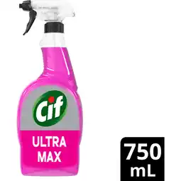 Jumbo Cif Ultra Max Ontvetter Spray Roze 750ML aanbieding