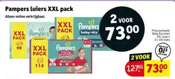 Kruidvat Pampers luiers XXL pack aanbieding