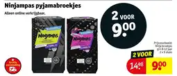 Kruidvat Ninjampas pyjamabroekjes aanbieding