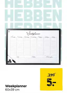 Xenos Weekplanner aanbieding