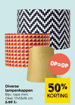 Xenos Diverse lampenkappen aanbieding