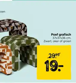 Xenos Poef grafisch aanbieding