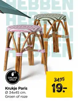 Xenos Krukje Paris aanbieding