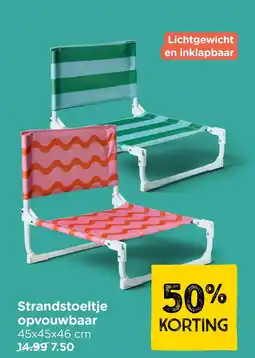 Xenos Strandstoeltje opvouwbaar aanbieding