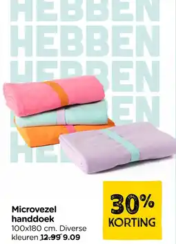 Xenos Microvezel handdoek aanbieding