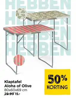 Xenos Klaptafel Aloha of Olive aanbieding
