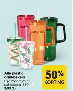 Xenos Alle plastic drinkbekers aanbieding