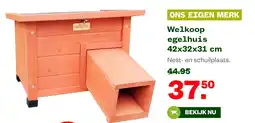 Welkoop Welkoop egelhuis 42x32x31 cm aanbieding