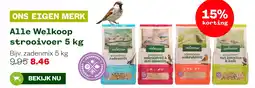 Welkoop Alle Welkoop strooivoer 5 kg aanbieding