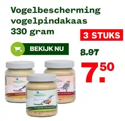 Welkoop Vogelbescherming vogelpindakaas 330 gram aanbieding