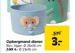 Xenos Opbergmand dieren aanbieding