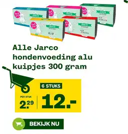 Welkoop Alle Jarco hondenvoeding alu kuipjes aanbieding