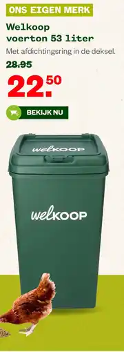Welkoop Welkoop voerton 53 liter aanbieding