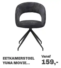 Trendhopper Eetkamerstoel Yuna Movie Anthracite aanbieding