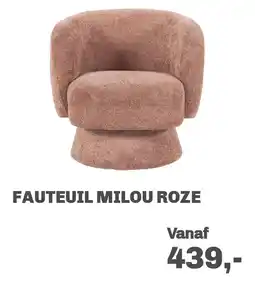 Trendhopper Fauteuil Milou Roze aanbieding