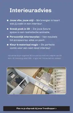 Trendhopper Interieuradvies boeken aanbieding