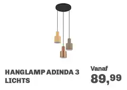 Trendhopper Hanglamp Adinda 3 lichts aanbieding