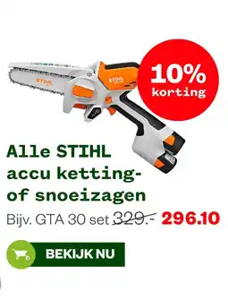 Welkoop Alle STIHL accu ketting- of snoeizagen aanbieding