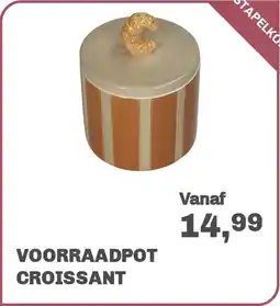 Trendhopper Voorraadpot Croissant aanbieding