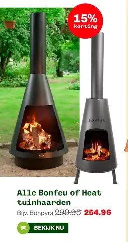 Welkoop Alle Bonfeu of Heat tuinhaarden aanbieding